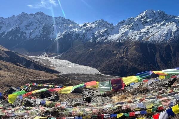Beautiful Mountain Scenery From Langtang Valley