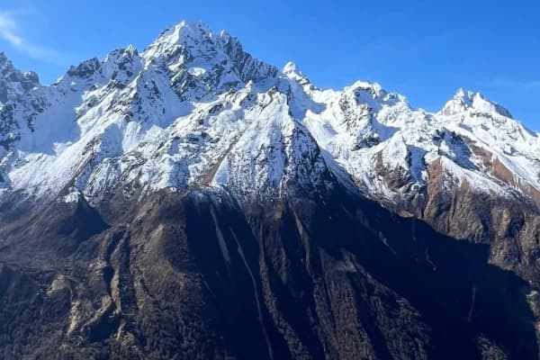 View From Langtang Valley trek