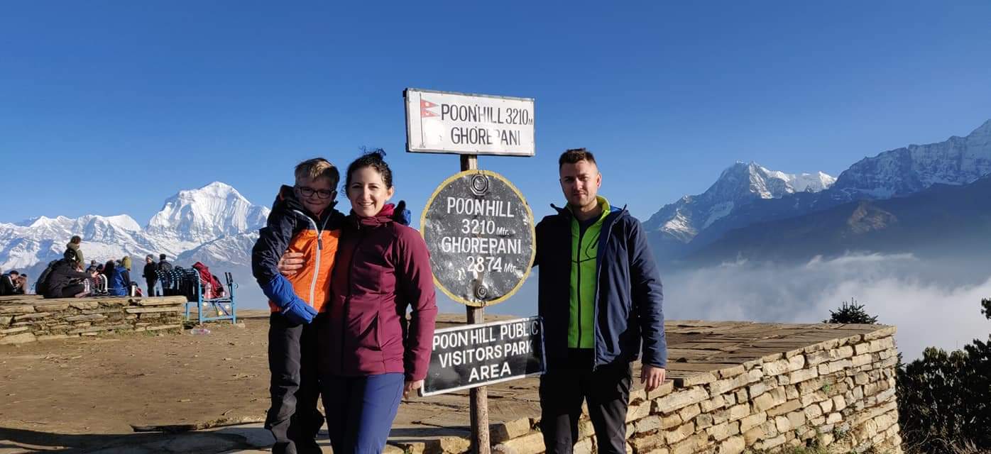 Day 05 : Early Morning Hiking (summit) to Poonhill 3128m, 1hr for Sunrise and Sightseeing, Back to   Ghorepani and trek down to Ghandruk 2012m,6-7hrs. Overnight in Ghandruk